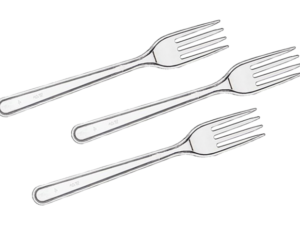Luxe Transparant Vork 1000 Stuks